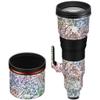 Lens Skin Vinyl Wrap Film Camera Protective Sticker for Sony FE 600mm F4 GM OSS Protector Coat Accessories 600 4(Splash Rainbow White) view 1
