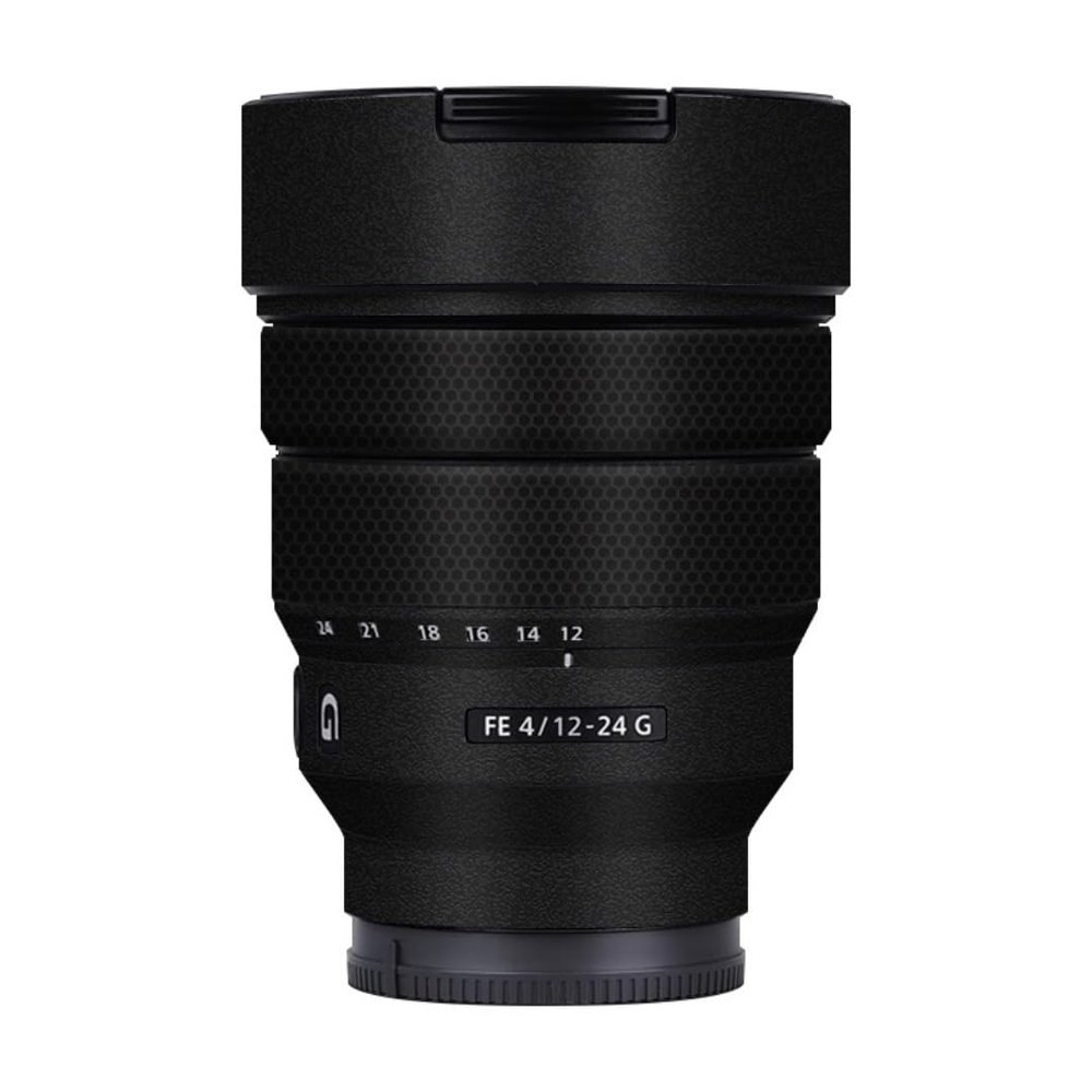 Camera Lens Sticker for Sony FE 12-24mm F4 G Macro Coat Wraps Film Protective Vinyl Decal Skin 12-24 4(Frosted Black)