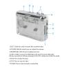SPYMINNPOO Portable Cassette to MP3 Converter, Mini Tape Player with 3.5mm Headphone Jack & USB Digital Recording view 3