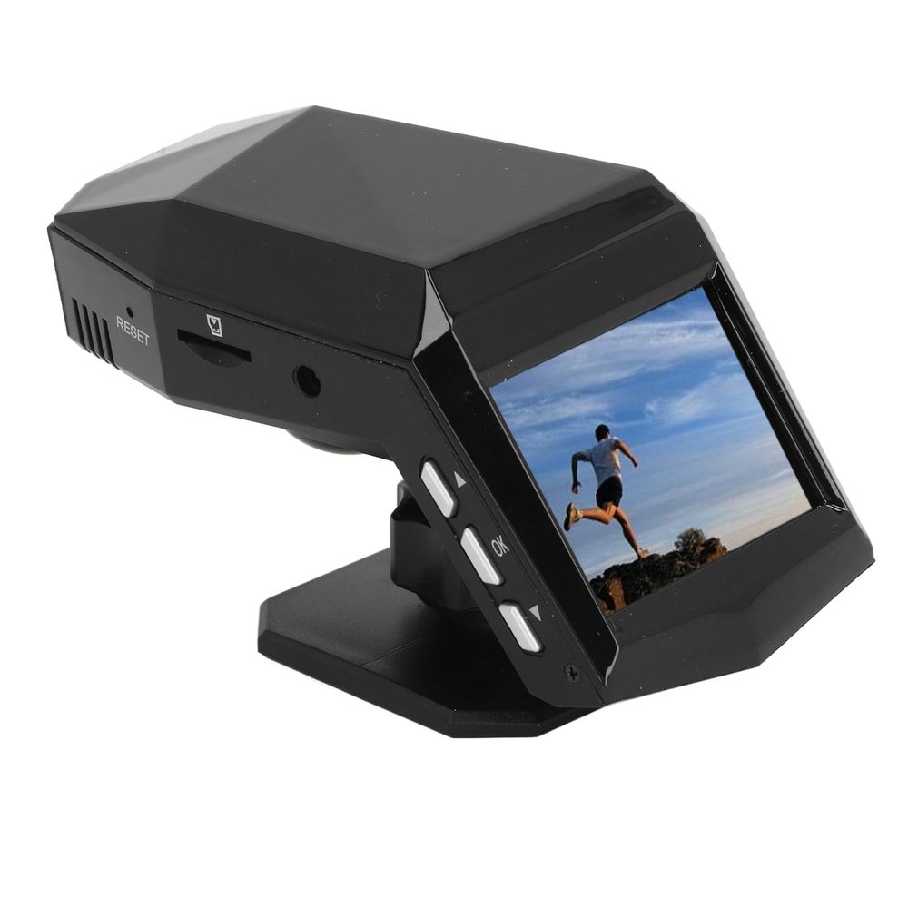 BRRNOO 1080P Car DVR, 2.0 inch Display Screen, F1.8 Aperture, 10MP Lens, 170 Wide Angle, Loop Recording, Parking Monitor, Night, F1.8 Aperture, Super Capacitor with 180mAh, Car