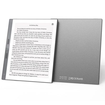 GOWENIC E Book Reader with Screen 5.76 Glare & Eye Friendly E Reader, WiFi BT 1G 32G, Adjustable Brightness, E Readers for Kids, Adults & Seniors (Grey)
