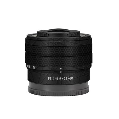 Camera Lens Skin Anti-Scratch Sticker for Sony FE 28-60mm F4-5.6 Coat Vinyl Protective Film Decals 28-60 4-5.6(Cross Ultra Black)