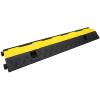 Cable Hider Floor Cable Cover Cord Cover for Wires on Floor Protective Wire Ramp Driveway Rubber Traffic Speed Bumps(22x3.2cm/9x1.3in) view 1
