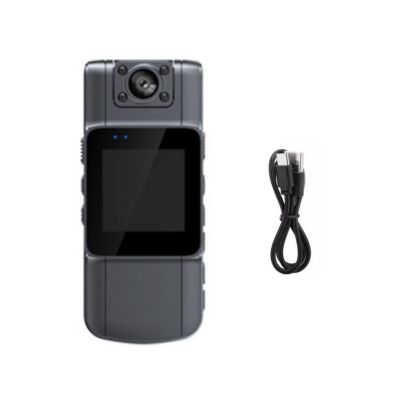 CHICHIYANG Body Camera 1080P HD Video Display 180 Rotatable Lens & 155 Wide-Angle Lens Design 1/4" Threaded Mount for Shooting