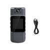 CHICHIYANG Body Camera 1080P HD Video Display 180 Rotatable Lens & 155 Wide-Angle Lens Design 1/4" Threaded Mount for Shooting view 1