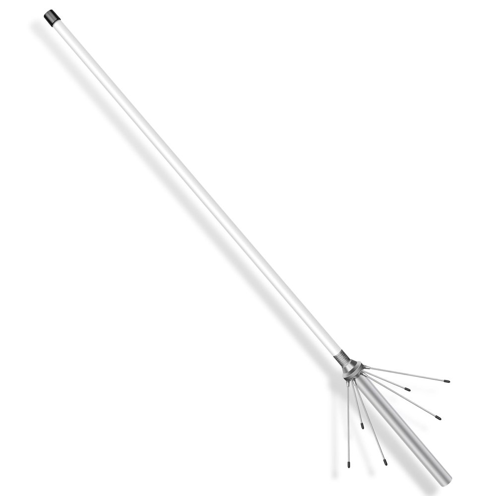 FMUSER UV100 Dual Band Base Antenna,41 Inch 144/430MHz Fiberglass Ham Radio Antenna for Ham Radio Base Station