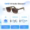 AI Glasses for Men & Women, Smart Glasses Powered by ChatGPT, AI Real-time Translation with 145 languages, 11H Music Play, Bluetooth Sunglasses with Polarized Lens, UV Protection for Daily Use, Travel view 2