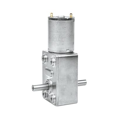 1pcs 12V DC Electric Gear Motor JGY370 - Compact Dual Axis Self-Locking Motor for DIY Projects(14rpm 12v)