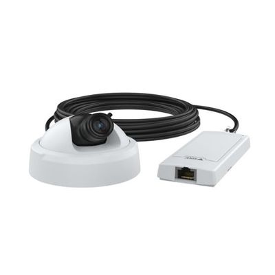 02859-001 HDTV 1080p Mk II Modular Varifocal Dome IP Camera with 9955 Adjustable Field of View, 2.86 mm Lens, Detachable 15 m Cable, and Advanced Analytics Support