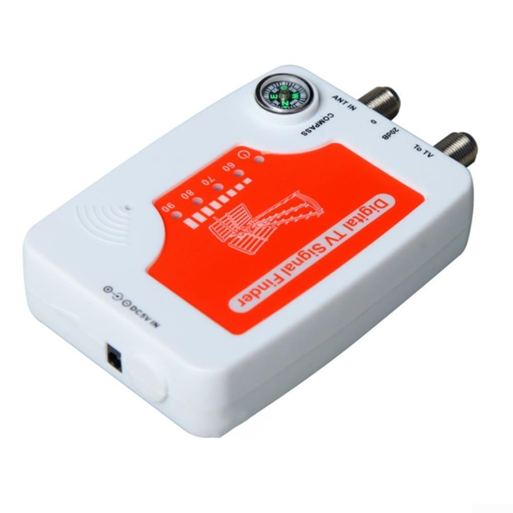 Sumsoctober TF02DC5V Digital Antenna Signal Meter with for Accurate DVB-T Signal Strength Tracking and Star Finder