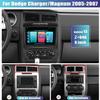 Android 15 Car Stereo for Dodge Charger Magnum 2005 2006 2007 9in Touchscreen 2+64G Car Radio with Wireless CarPlay Android Auto GPS WiFi Bluetooth FM/RDS SWC Split Screen AHD Backup Camera view 2