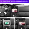 Android 15 Car Stereo for Dodge Charger Magnum 2005 2006 2007 9in Touchscreen 2+64G Car Radio with Wireless CarPlay Android Auto GPS WiFi Bluetooth FM/RDS SWC Split Screen AHD Backup Camera view 3
