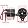 Odometer fuel meter rpm counter 12v Universal Motorcycle Odometer With Backlight Retro Pointer Tachometer Kmometer Modified Parts view 4