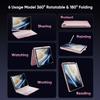 doqo iPad Pro 11 inch (M5 2025 / M4 2024) Case with Keyboard,Keyboard case for iPad Pro 11 M4 M5 with Multi-Touch Trackpad, 7 Colors Backlight & 360Rotatable,Thin&Light (Pink) view 4