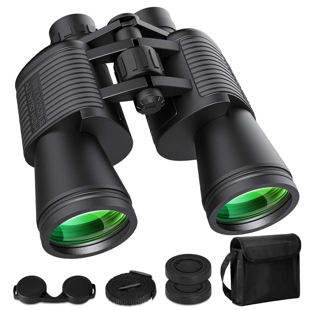 10x50 High Power Binoculars Adults -Professional HD Binoculars Telescopes Powerful with Clear Low Light Vision for Bird Watching Stargazing Hunting Travelling