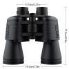 10x50 High Power Binoculars Adults -Professional HD Binoculars Telescopes Powerful with Clear Low Light Vision for Bird Watching Stargazing Hunting Travelling view 2