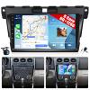 [6+128G] 8-Core Android 15 Car Radio Stereo for Mazda CX7 CX 7 CX-7 2007-2015 with Wireless Carplay&Android Auto,9 Inch Car Radio with Mirror Link Bluetooth FM/RDS WiFi GPS SWC view 1