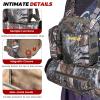 CarriTurf Waterproof Binoculars Harness with Rangefinder Pouch - Silent Material, Magnetic Closure, Hand Warmer Pockets for Hunting, Hiking & Giftable Outdoor Gear view 4