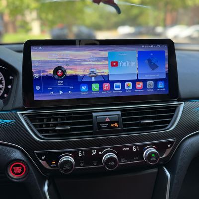 12.3" Android Car Stereo for Honda Accord 2018-2022 Wireless Apple Carplay Android Auto Car Radio Bluetooth Head Unit QLED Touch Screen 2400x896 GPS Navigation (8-128GB Plus)