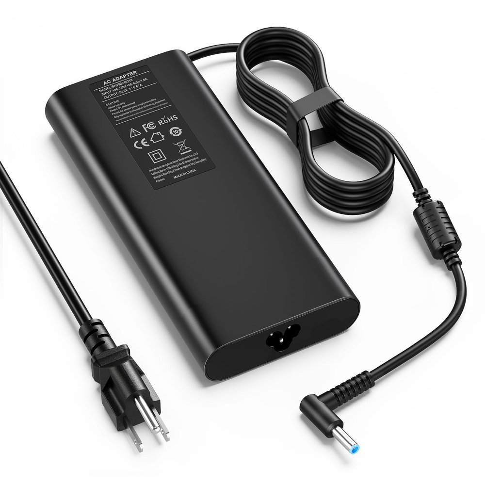 135W Charger for HP Pavilion Gaming 15 17 OMEN 15 Spectre x360 15 Envy 15 - VUOHOEG 19.5V 6.92A Laptop Power Supply Cord Replacement for L15534-001 TPN-DA11 TPN-LA13 [4.5mm Blue Tip]