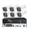 JUCFRDNJ 4K Security Camera System 8CH POE NVR 8MP Face Detect Color Night Vision Two Way Audio IP Camera Security Video Surveillance Set(None,8CH NVR x 6PCS 8MP) view 1
