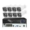 JUCFRDNJ 4K Security Camera System 8CH POE NVR 8MP Face Detect Color Night Vision Two Way Audio IP Camera Security Video Surveillance Set(None,8CH NVR x 6PCS 8MP) view 2