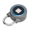 Fingerprint Padlock Smart Electronic Lock for Gym Cabinets Safes Locker Control Anytime Artificial Intelligence (Blue) view 2