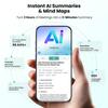 AI Voice Recorder, Note Taking Device, Transcribe & Summarize, Voice Recorder With Display, App Control, Supports 132+ Languages, 100H, 64GB, Magnetic Audio Recorder for Lectures Meetings Calls, Black view 2