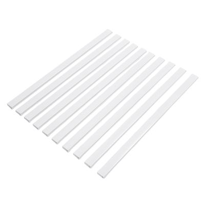 SASKATE Wall Cable Protector Cord Hider Kit Paintable Wire Cover No Screws Needed 20x10mm Cable Raceway with Flame Retardant PVC for 2-3 Ethernet Cables or 3-4 Copper Wires