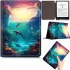 Case for 6" Kindle Paperwhite 4 10th Gen 2018 Release, Lightweight PU Leather Cover with Auto Sleep/Wake & Multi-Angle Stand for Kindle Paperwhite 2018 10th Gen E-Reader, Dolphin