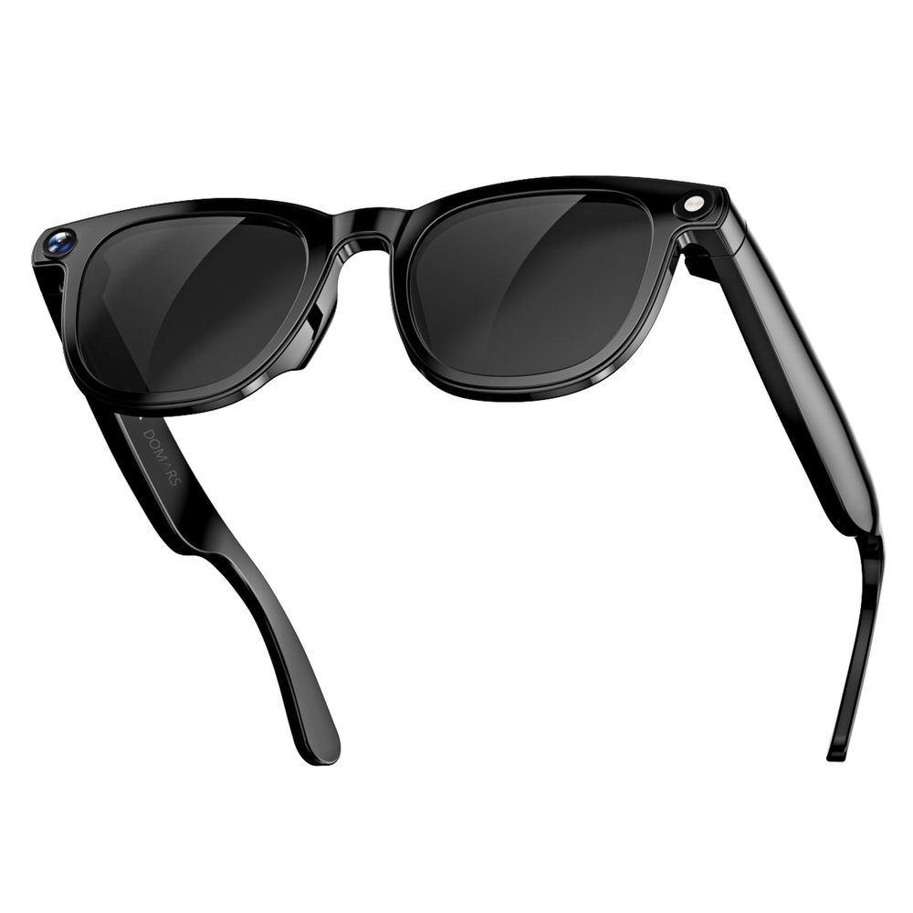 AI Smart Glasses with Camera, 164 Languages Real-Time Translation & ChatGPT/DeepSeek R1, Bluetooth 5.3 Camera Glasses, 12MP Video Recording, HiFi Stereo, IP67 Waterproof, for Travel/Office/Driving
