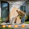 2K Solar Powered Security Cameras Wireless Outdoor, No Subscription, 6-Cam Pack, Home Security Camera System, 360 Pan & Tilt, Color Night Vision, 5G & 2.4G WiFi, 500GB HDD 10CH NVR, Motion Detection view 4