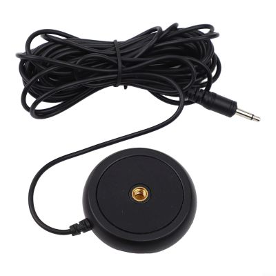 3.5mm Calibration Microphone For Audio Video Receiver Home Theater Systems, Desktop Measurement Mic For Speaker Output Levels, Compatible With 150 Receiver Models