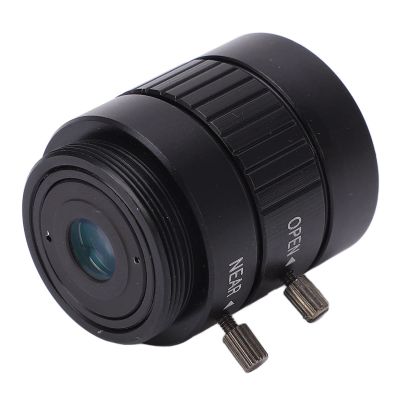 CS Mount Lens - 6mm Focal Length, Professional 63 Degree Field of View, Manual Focus & Adjustable Aperture, Durable Aluminum Alloy, Security Camera Compatible