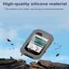 Case Cover for for Garmin Edge MTB GPS Bike Computer - Silicone Case with 2 pcs Tempered Glass Screen Protector,Anti-Scratch &Shockproof &Transparent, High Definition Full Coverage (Grey) view 4