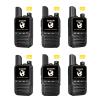 6 Pack Nationwide Unlimited Range Walkie Talkies Poc Two-Way Radio Long Range,Pre-Installed SIM Card (Free for Life) Suitable for Fleet Dispatch/Construction Site Collaboration/Family Emergencies view 1