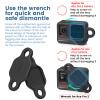 aMagisn for Insta360 AcePro2 Lens Waterproof, ND Adjustable, CPL polarizing, and UV Compatible Action Camera Accessories. (UV) view 3