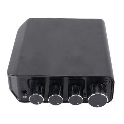 Drfeify Digital Amplifier, 50W, Supports BT USB 3.5 Mm AUX Input & Output, Equipped with Supply Adapter (US Plug)