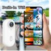 POV Pro 4K Camera, HD Action Cameras with Video Recording & Night Vision for Cycling, Pet Walking and Outdoors Activities, Waterproof Uhd Sports Thumb Camera (Black,High +128GB) view 2