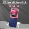 GOPOSOO MP3 Player with Bluetooth  Portable Bluetooth Mp3 Music Player,EQ,Breakpoint Play,Shuffle/Repeat,Music by Artist/Album/Style,FM Radio,Recorder,E-Book,SD Card Slot (Pink,32GB) view 4