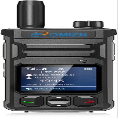 OMIZN 4G Ultra-Thin Walkie Talkies Unlimited Range IP65 AES256 Encrypted Nationwide Coverage Global Use Rugged Handheld Staff Scheduling Team Management 1 Kit with SIM Card