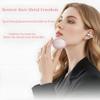 BEVCEFCC Clip-On Wireless Bluetooth Earbuds with Stylish Earrings Design, Lightweight Comfort, 48H Playtime for Women (Pink) view 4