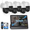 (2026 New) 4K PoE PTZ Security Camera System with 10'' Monitor, 8CH NVR, 6 Wired Outdoor Cameras, Pan Tilt Auto Tracking, AI Human Detection, Free App, No Monthly Fee, IP65 view 1