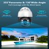 (2026 New) 4K PoE PTZ Security Camera System with 10'' Monitor, 8CH NVR, 6 Wired Outdoor Cameras, Pan Tilt Auto Tracking, AI Human Detection, Free App, No Monthly Fee, IP65 view 2