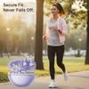 BEVCEFCC Clip-On Wireless Bluetooth Earbuds with Stylish Earrings Design view 2