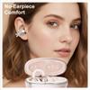 BEVCEFCC Clip-On Wireless Bluetooth Earbuds with Stylish Earrings Design view 4