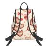 Hand painted heart Travel Laptop Backpack Lightweight Computer Bag Rucksack Waterproof Casual Hiking Daypack view 2