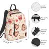 Hand painted heart Travel Laptop Backpack Lightweight Computer Bag Rucksack Waterproof Casual Hiking Daypack view 3