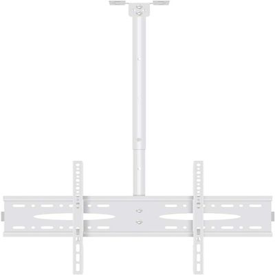 WQPMRMG TV Stand TV Unit, TV Ceiling Mount Adjustable Bracket, Fits Most LED Flat Screen, 40 to 60 Inch, Up to 50kg, VESA 400x600mm, White TV Mount TV Stand