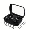 2-in-1 Ear Clip and semi-in-Ear 2 Pairs of Headphones The New Model in 2025 is Equipped with Intelligent Digital Display Power Bank Outdoor Sports air Conduction (Black) view 2